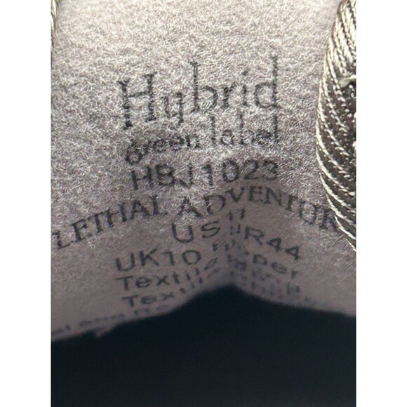 Hybrid Green Label Lethal Adventure Shoes Mens Size 11 Gray Casual Sneakers - Picture 6 of 6